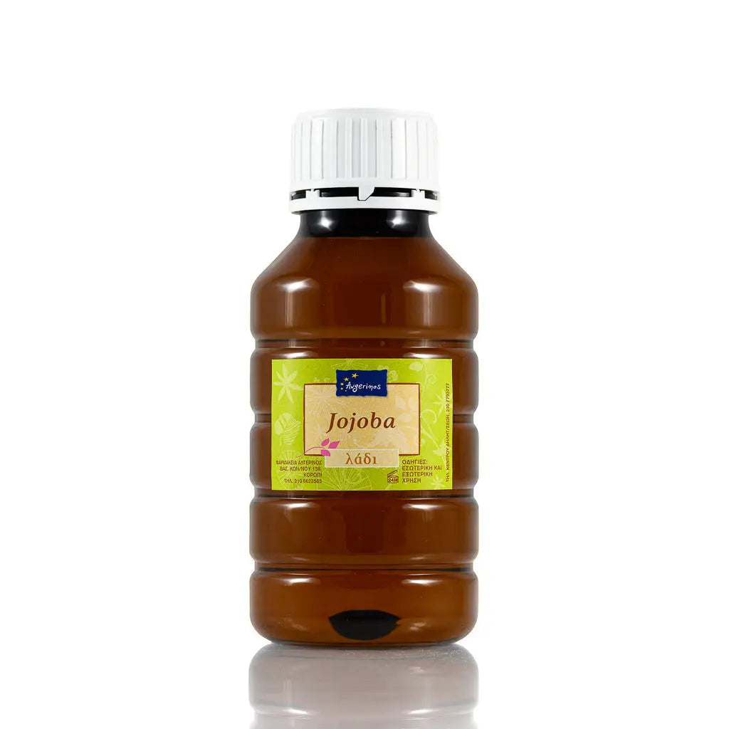 Απλό Μπουκάλι με λάδι jojoba απο το εργαστήριο αρωματοθεραπείας του Φαρμακείου Avgerinos Pharmacy