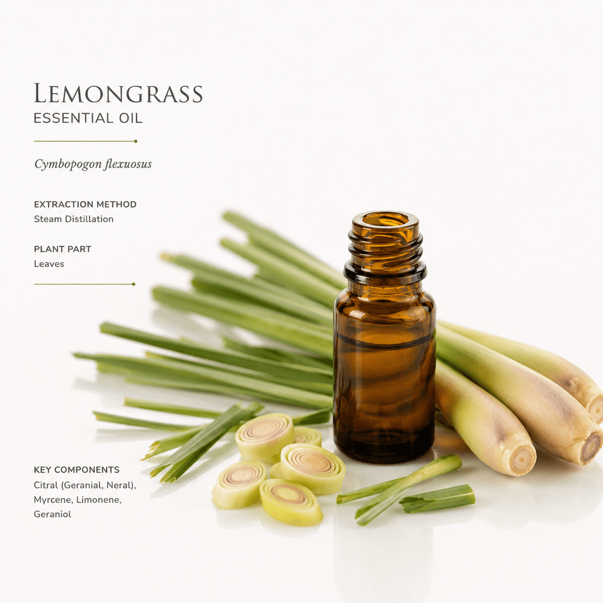 Αιθέριο έλαιο Λεμονόχορτου (Lemongrass), φαρμακευτικής & καλλυντικής χρήσης - Avgerinos Pharmacy