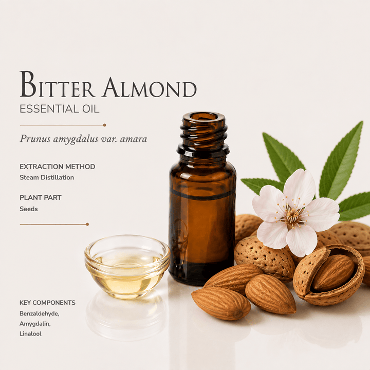 Αιθέριο έλαιο Πικραμύγδαλο (Bitter Almond), φαρμακευτικής &amp; καλλυντικής χρήσης - Avgerinos Pharmacy