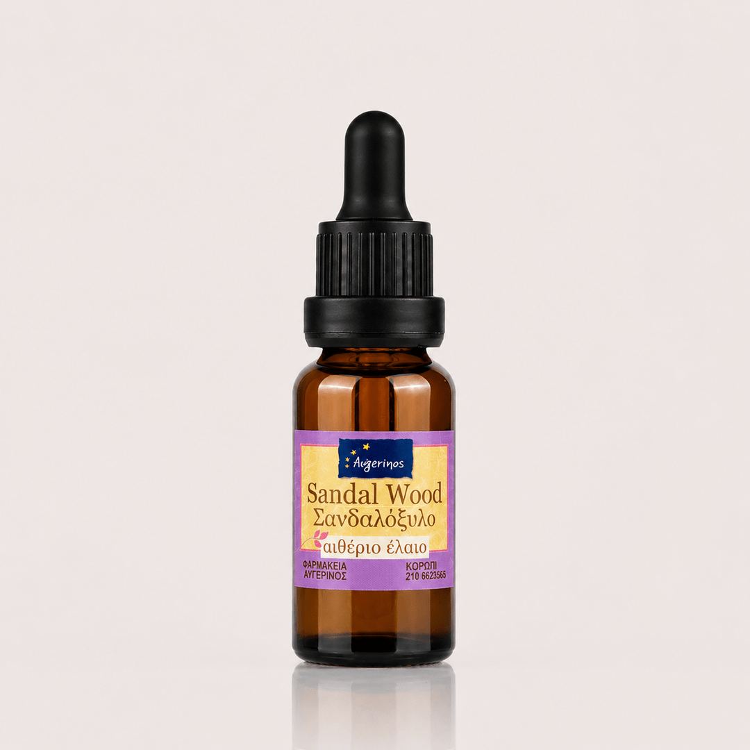Αιθέριο έλαιο Σανδαλόξυλο (Sandalwood), φαρμακευτικής &amp; καλλυντικής χρήσης - Avgerinos Pharmacy
