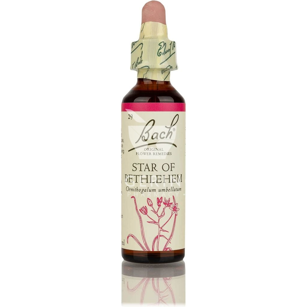 Ανθοΐαμα Γεμμοθεραπείας Bach STAR of BETHLEHEM, για τραύμα, σοκ, απώλεια, συμπληρωμα διατροφής σε σταγόνες απο το Φαρμακείο Avgerinos