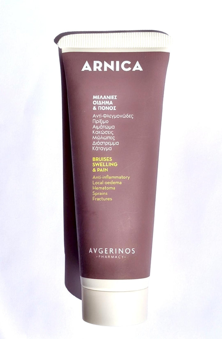 Arnica Φυτική Κρέμα για Κακώσεις, Χτυπήματα, Μελανιές, Πρήξιμο & Πόνους Αρθρώσεων, 75ml - Avgerinos Pharmacy