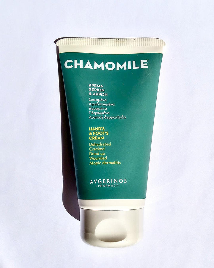 Chamomile, Φυτική Κρέμα για αφυδατωμένα χέρια & άκρων με Φυσικό Χαμομήλι, 70ml - Avgerinos Pharmacy