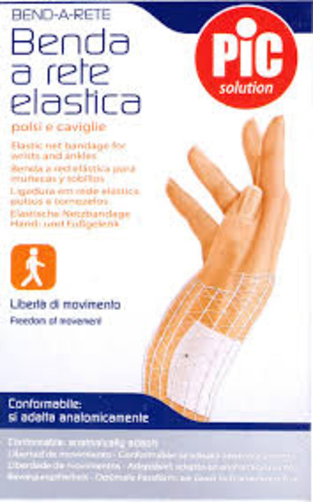 Ελαστικός Δικτυωτός Επίδεσμος Καρπού, 1 τεμαχιο, PIC - Avgerinos Pharmacy