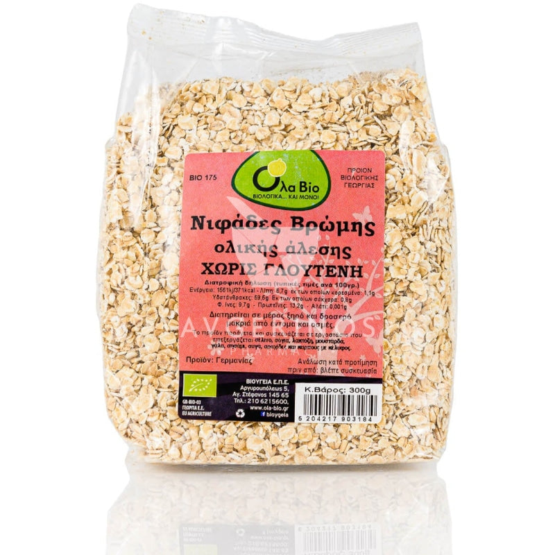 / Oat Flakes Wholegrain Gluten Free 300Gr Oats Grits & Hot Cereal